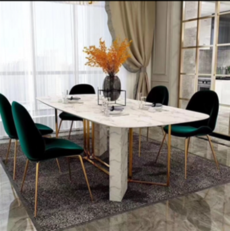 Pauline Marble Dining Table - Fortune Furniture